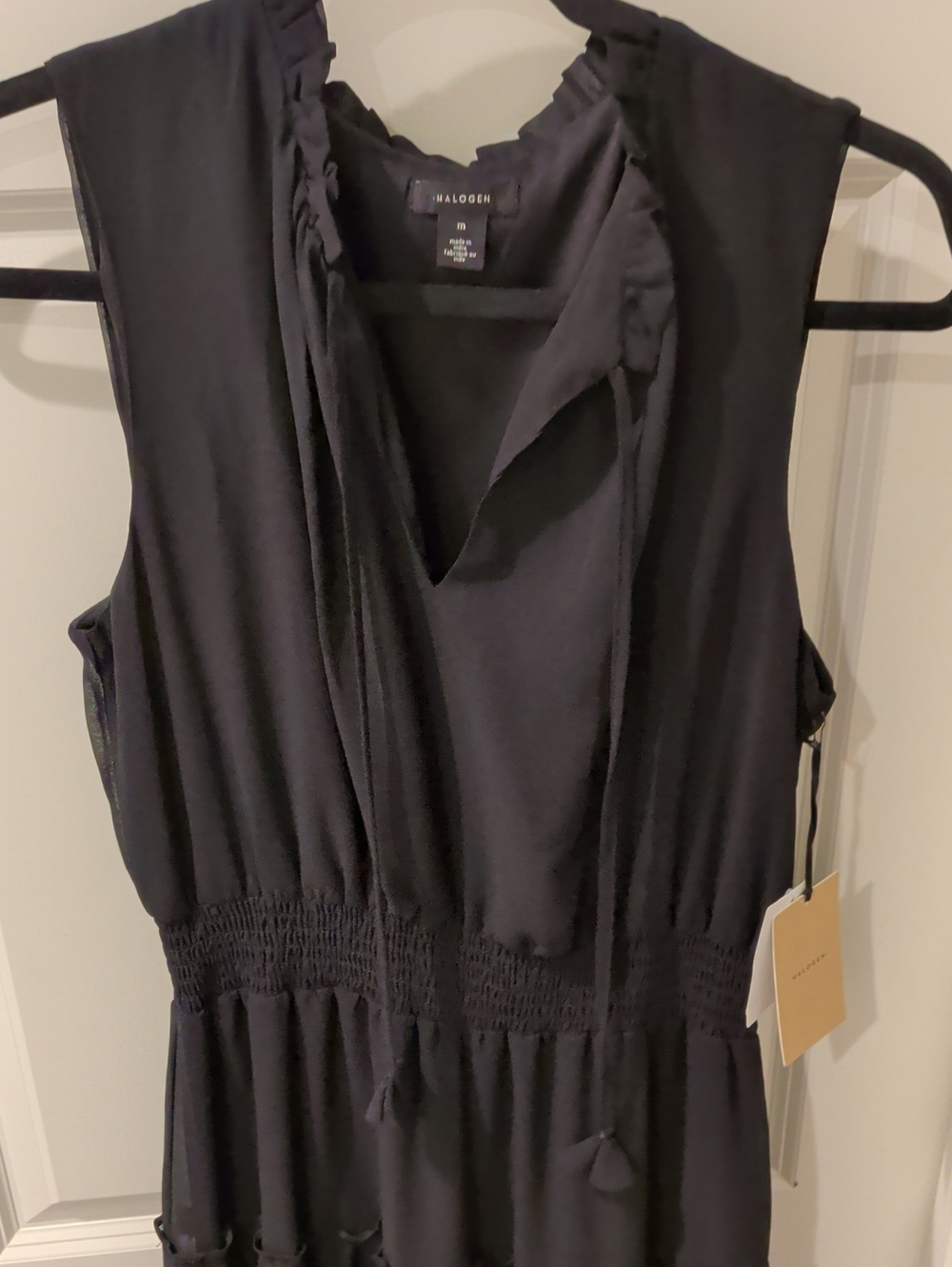 Nordstrom Halogen Black Sleeveless Dress